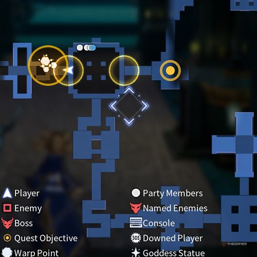 The player is standing next to the remant no 3 from the third chapter&rsquo;s fifth quest in Sword Art Online Fractured Daydream-1