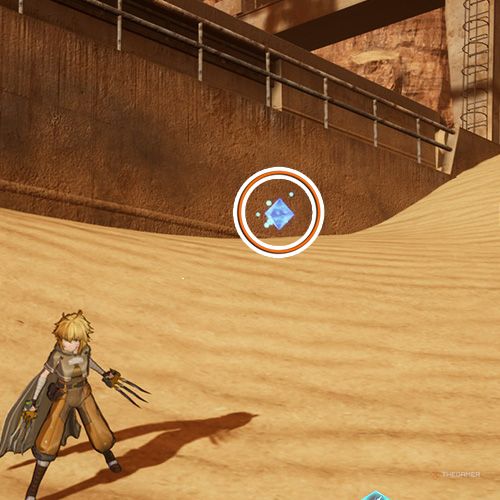 The player is standing next to the remnant 3 from the first chapter&rsquo;s seventh quest in Sword Art Online Fractured Daydream