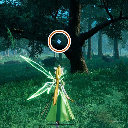 The player is standing next to the remnant no 1 from the fifth chapter&rsquo;s second side quest in Sword Art Online Fractured Daydream