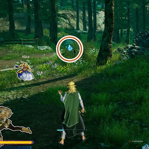 The player is standing next to the remnant no 1 from the fourth chapter&rsquo;s fifth side quest in Sword Art Online Fractured Daydream