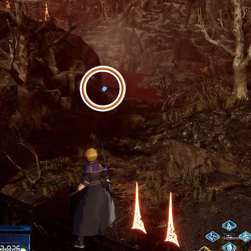 The player is standing next to the remnant no 1 from the fourth chapter&rsquo;s first quest in Sword Art Online Fractured Daydream