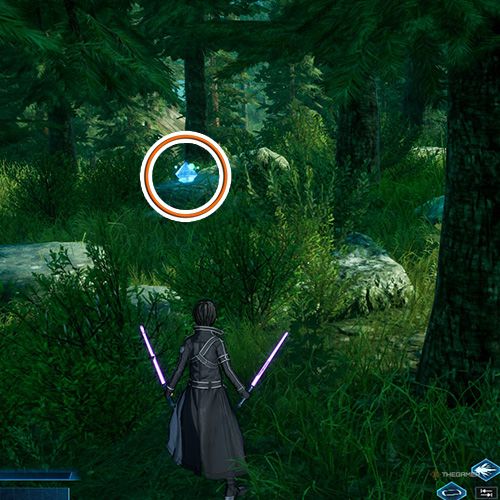 The player is standing next to the remnant no 1 from the fourth chapter&rsquo;s fourth side quest in Sword Art Online Fractured Daydream