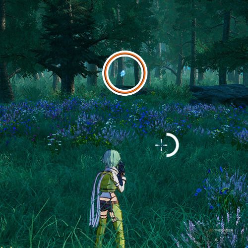 The player is standing next to the remnant no 1 from the fourth chapter&rsquo;s sixth side quest in Sword Art Online Fractured Daydream