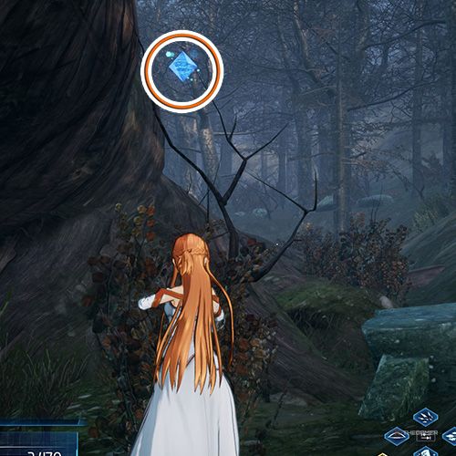 The player is standing next to the remnant no 1 from the third chapter&rsquo;s third quest in Sword Art Online Fractured Daydream