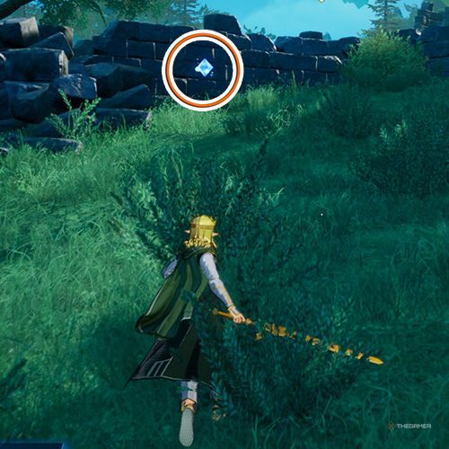 The player is standing next to the remnant no 2 from the fifth chapter&rsquo;s fifth side quest in Sword Art Online Fractured Daydream