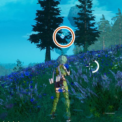 The player is standing next to the remnant no 2 from the fourth chapter&rsquo;s sixth side quest in Sword Art Online Fractured Daydream