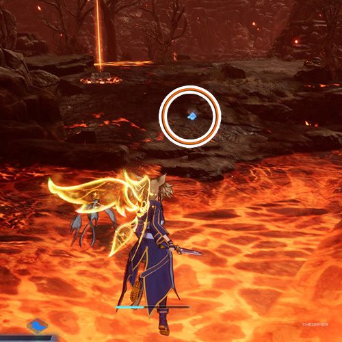 The player is standing next to the remnant no 2 from the second chapter&rsquo;s fifth quest in Sword Art Online Fractured Daydream