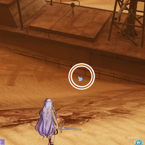 The player is standing next to the remnant no 2 from the third chapter&rsquo;s first quest in Sword Art Online Fractured Daydream