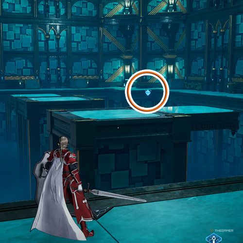 The player is standing next to the remnant no 2 from the third chapter&rsquo;s fourth quest in Sword Art Online Fractured Daydream