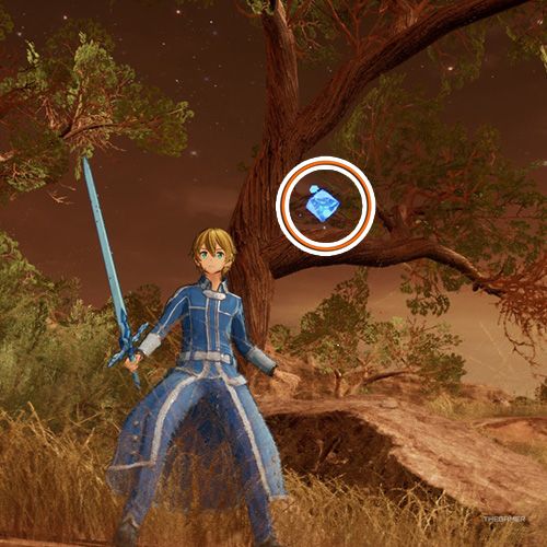 The player is standing next to the remnant no 3 from the first chapter&rsquo;s sixth quest in Sword Art Online Fractured Daydream