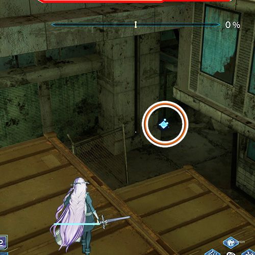 The player is standing next to the remnant number three from the fifth chapter&rsquo;s fourth quest in Sword Art Online Fractured Daydream