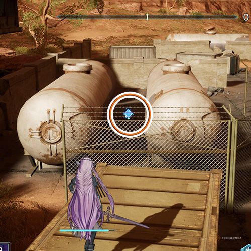 The player is standing next to the remnant number two from the fifth chapter&rsquo;s fourth quest in Sword Art Online Fractured Daydream