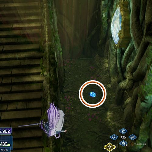 The player is standing next to the remnant number two from the fifth chapter&rsquo;s second quest in Sword Art Online Fractured Daydream