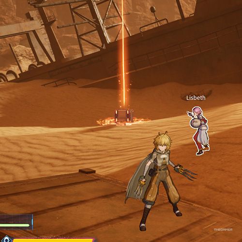 The player is standing next to the treasure chest 1 from the first chapter&rsquo;s seventh quest in Sword Art Online Fractured Daydream