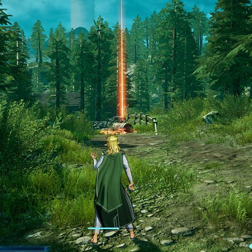 The player is standing next to the treasure chest no 1 from the fourth chapter&rsquo;s fifth side quest in Sword Art Online Fractured Daydream