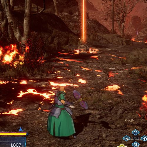 The player is standing next to the treasure chest no 1 from the fourth chapter&rsquo;s second side quest in Sword Art Online Fractured Daydream