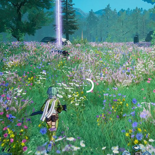 The player is standing next to the treasure chest no 1 from the fourth chapter&rsquo;s sixth side quest in Sword Art Online Fractured Daydream