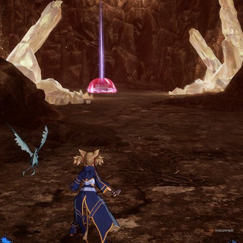 The player is standing next to the treasure chest no 10 from the second chapter&rsquo;s fifth quest in Sword Art Online Fractured Daydream