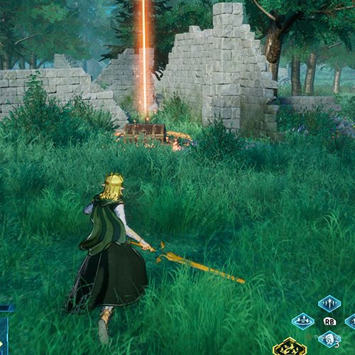 The player is standing next to the treasure chest no 2 from the fifth chapter&rsquo;s fifth side quest in Sword Art Online Fractured Daydream