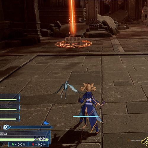 The player is standing next to the treasure chest no 2 from the fourth chapter&rsquo;s second quest in Sword Art Online Fractured Daydream