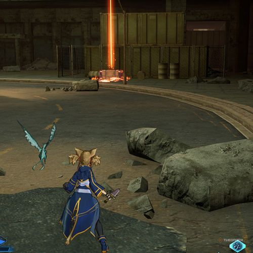 The player is standing next to the treasure chest no 2 from the second chapter&rsquo;s first side quest in Sword Art Online Fractured Daydream