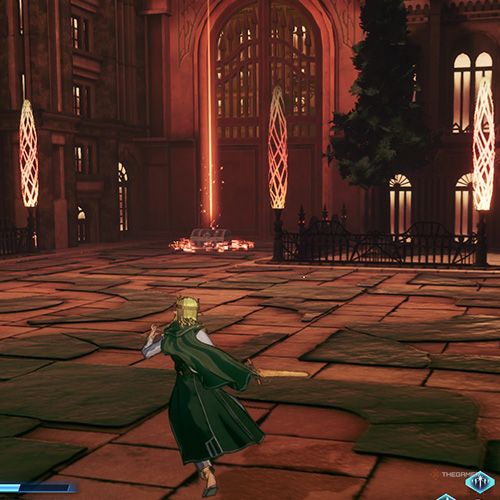 The player is standing next to the treasure chest no 2 from the second chapter&rsquo;s fourth quest in Sword Art Online Fractured Daydream