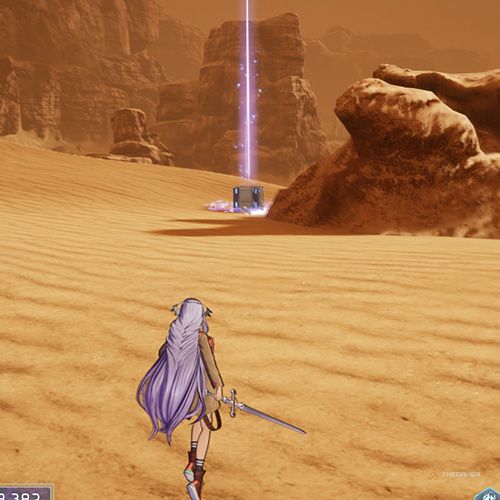 The player is standing next to the treasure chest no 2 from the third chapter&rsquo;s first quest in Sword Art Online Fractured Daydream