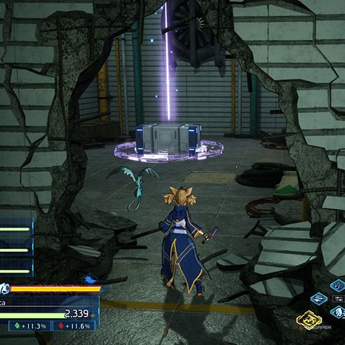 The player is standing next to the treasure chest no 3 from the fifth chapter&rsquo;s fifth quest in Sword Art Online Fractured Daydream