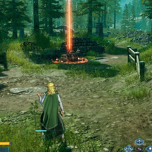 The player is standing next to the treasure chest no 3 from the fourth chapter&rsquo;s fifth side quest in Sword Art Online Fractured Daydream