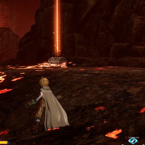 The player is standing next to the treasure chest no 3 from the fourth chapter&rsquo;s fourth quest in Sword Art Online Fractured Daydream