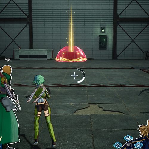 The player is standing next to the treasure chest no 4 from the fifth chapter&rsquo;s fifth quest in Sword Art Online Fractured Daydream