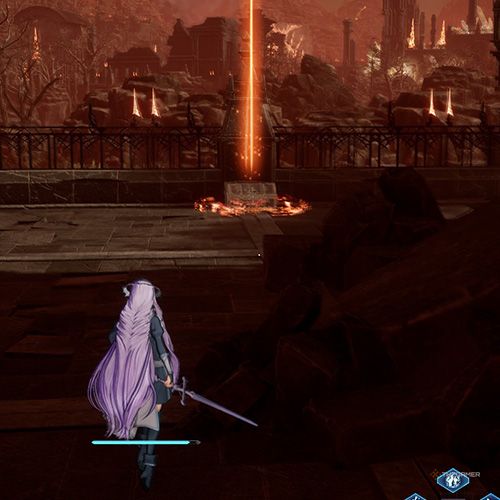 The player is standing next to the treasure chest no 5 from the fourth chapter&rsquo;s first quest in Sword Art Online Fractured Daydream