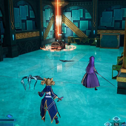 The player is standing next to the treasure chest no 5 from the third chapter&rsquo;s fifth quest in Sword Art Online Fractured Daydream