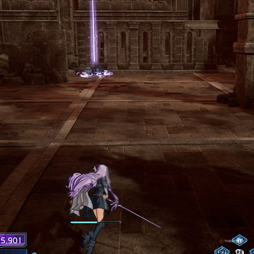 The player is standing next to the treasure chest no 8 from the fourth chapter&rsquo;s first quest in Sword Art Online Fractured Daydream