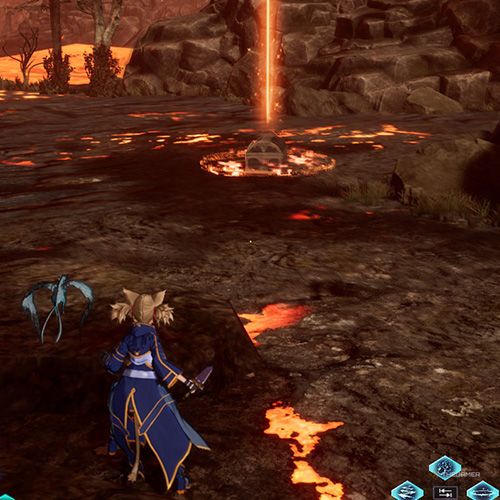 The player is standing next to the treasure chest no 8 from the second chapter&rsquo;s fifth quest in Sword Art Online Fractured Daydream