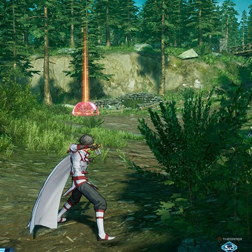 The player is standing next to the treasure chest no 9 from the third chapter&rsquo;s third quest in Sword Art Online Fractured Daydream