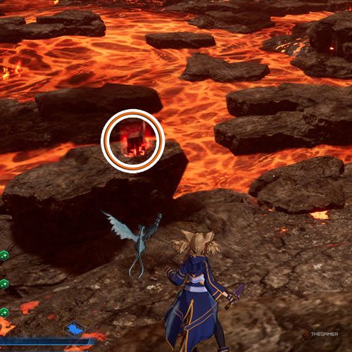 The player is standing next to the treasure console no 2 from the second chapter&rsquo;s fifth quest in Sword Art Online Fractured Daydream