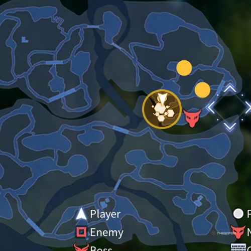 The remnant no 2 location is displayed on the map in third chapter&rsquo;s quest three in Sword Art Online Fractured Daydream