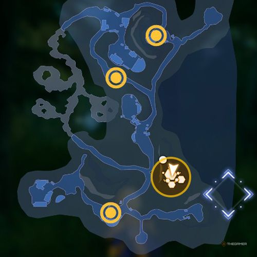 The remnant number three location is displayed on the map in fourth chapter&rsquo;s side quest four in Sword Art Online Fractured Daydream