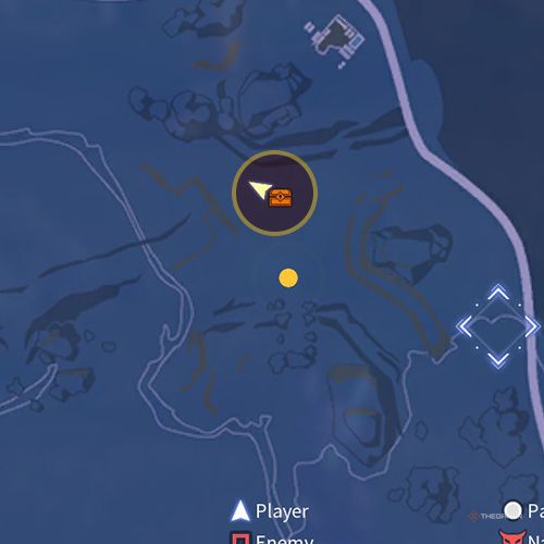 The trasure chest 1 location is displayed on the map in first chapter&rsquo;s quest five in Sword Art Online Fractured Daydream