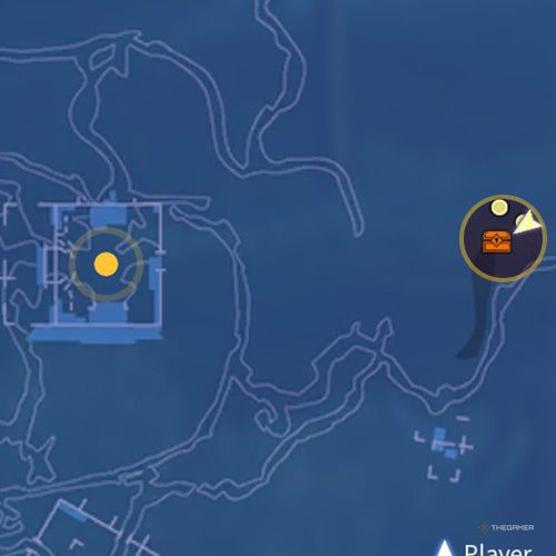The trasure chest 6 location is displayed on the map in first chapter&rsquo;s quest four in Sword Art Online Fractured Daydream-1