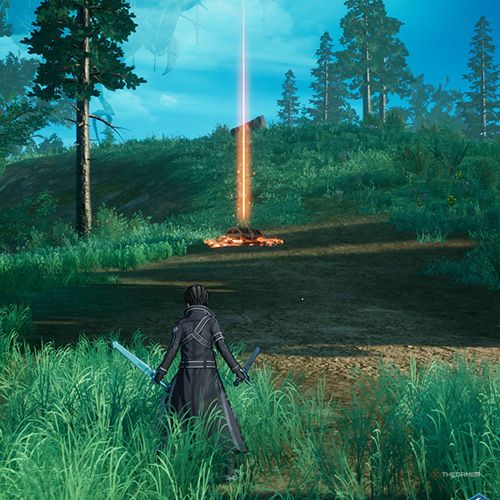 The trasure chest 6 location is displayed on the map in first chapter&rsquo;s quest four in Sword Art Online Fractured Daydream