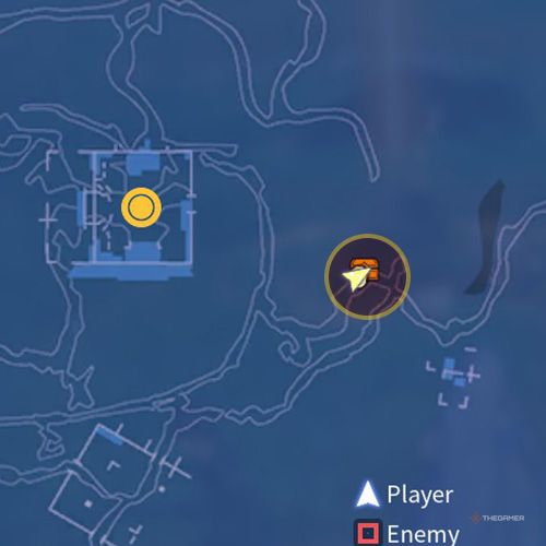 The trasure chest 7 location is displayed on the map in first chapter&rsquo;s quest four in Sword Art Online Fractured Daydream