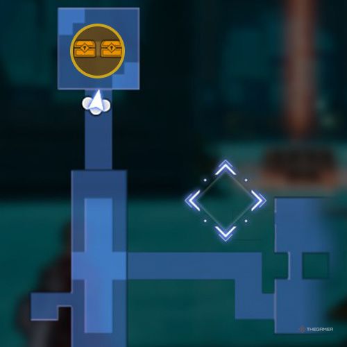 The treasure chest no 1 and 2 location is displayed on the map in third chapter&rsquo;s quest four in Sword Art Online Fractured Daydream