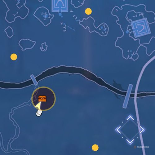 The treasure chest no 1 location is displayed on the map in first chapter&rsquo;s quest nine in Sword Art Online Fractured Daydream-1