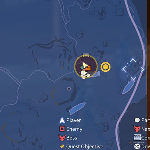 The treasure chest no 1 location is displayed on the map in first chapter&rsquo;s quest seven in Sword Art Online Fractured Daydream
