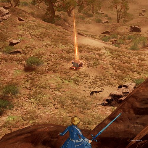 The treasure chest no 1 location is displayed on the map in first chapter&rsquo;s quest six in Sword Art Online Fractured Daydream