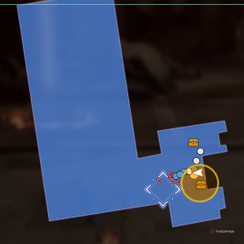 The treasure chest no 1 location is displayed on the map in fourth chapter&rsquo;s side quest two in Sword Art Online Fractured Daydream