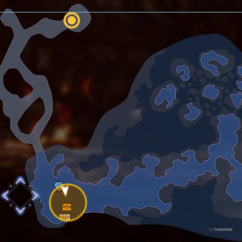 The treasure chest no 1 location is displayed on the map in second chapter&rsquo;s quest five in Sword Art Online Fractured Daydream