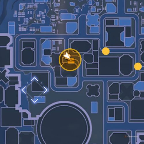 The treasure chest no 1 location is displayed on the map in second chapter&rsquo;s quest three in Sword Art Online Fractured Daydream